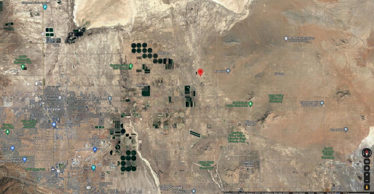 2.5 Acres for Sale in LANCASTER, California