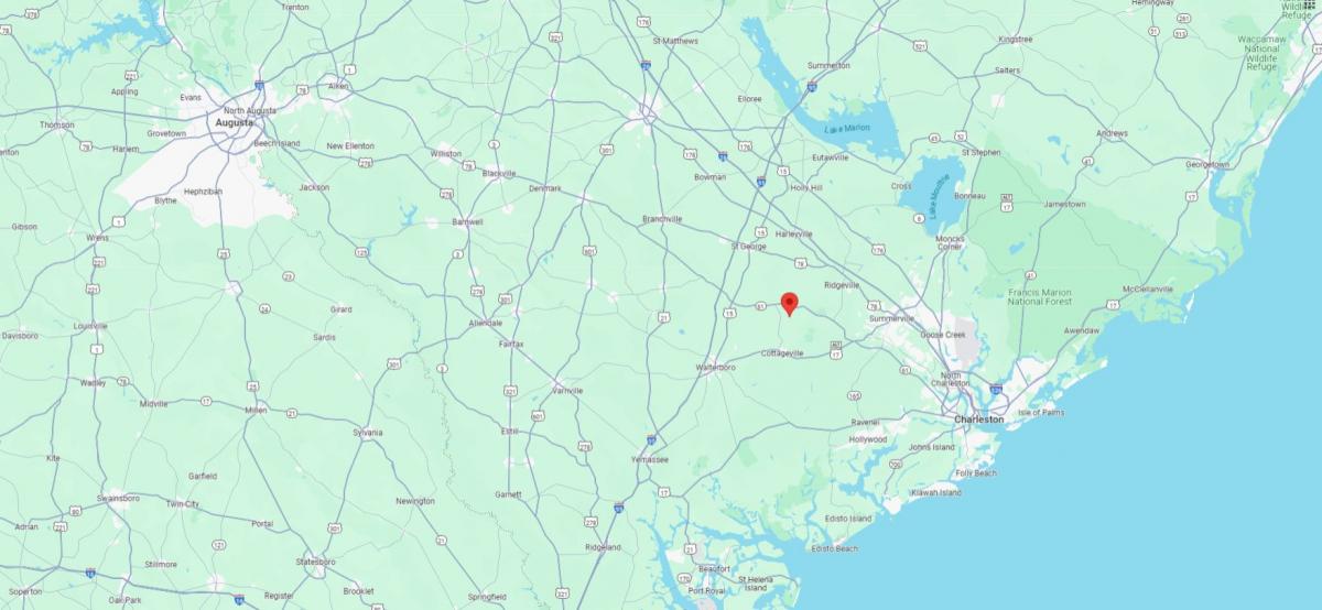 1.2 Acres for Sale in Cottageville, SC