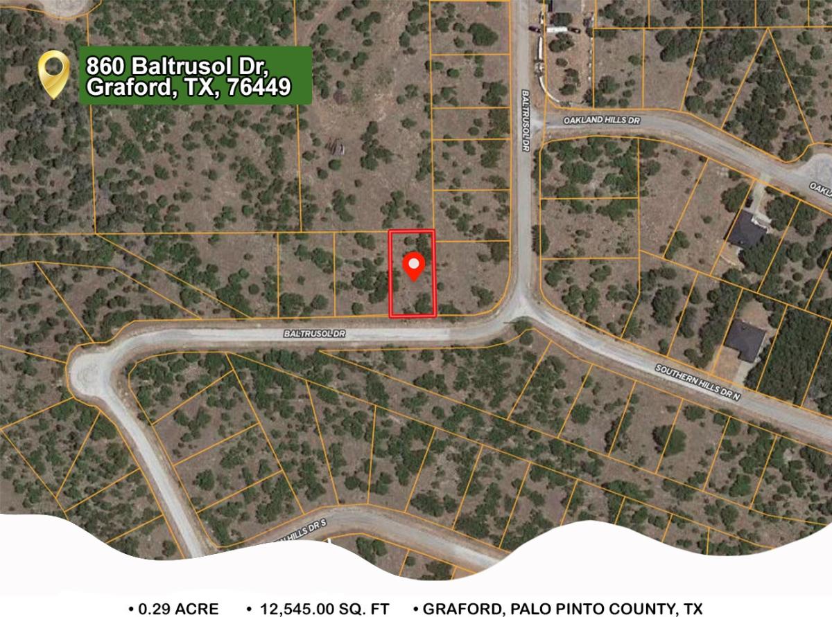 0.29 Acres for Sale in Graford, Texas