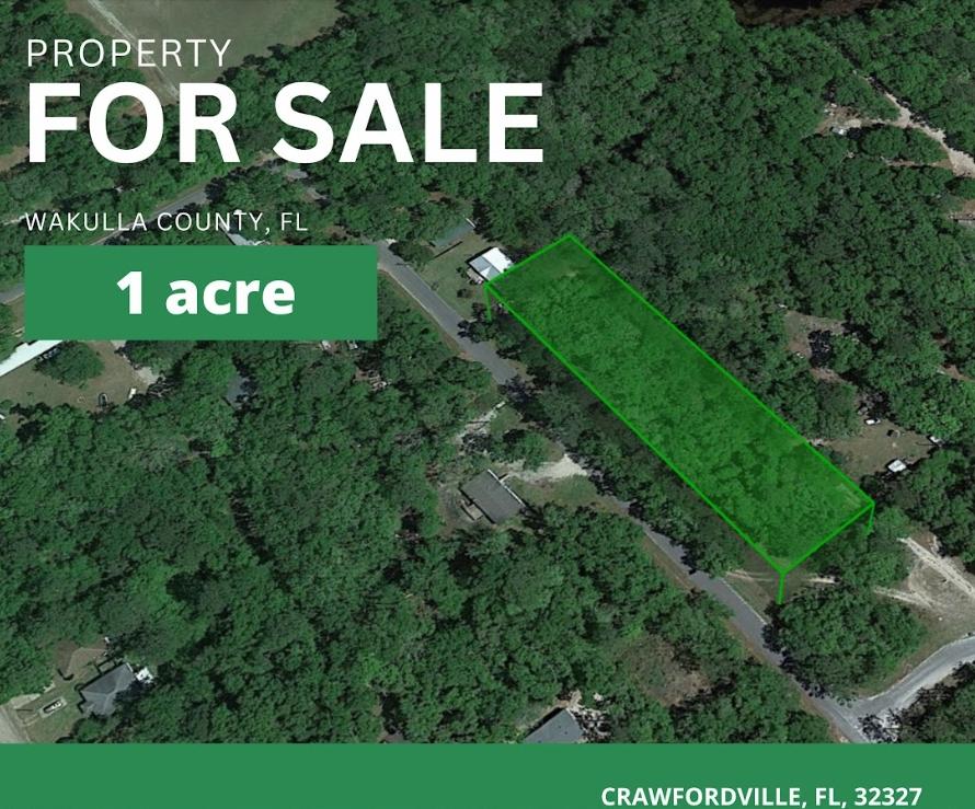 1 Acre for Sale in Crawfordville, FL