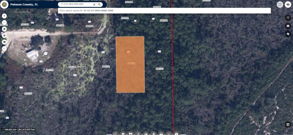 1.03 Acres for Sale in Pomona Park, Florida