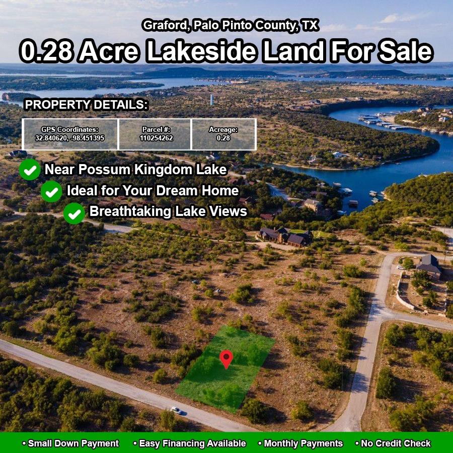 0.29 Acres for Sale in Graford, Texas