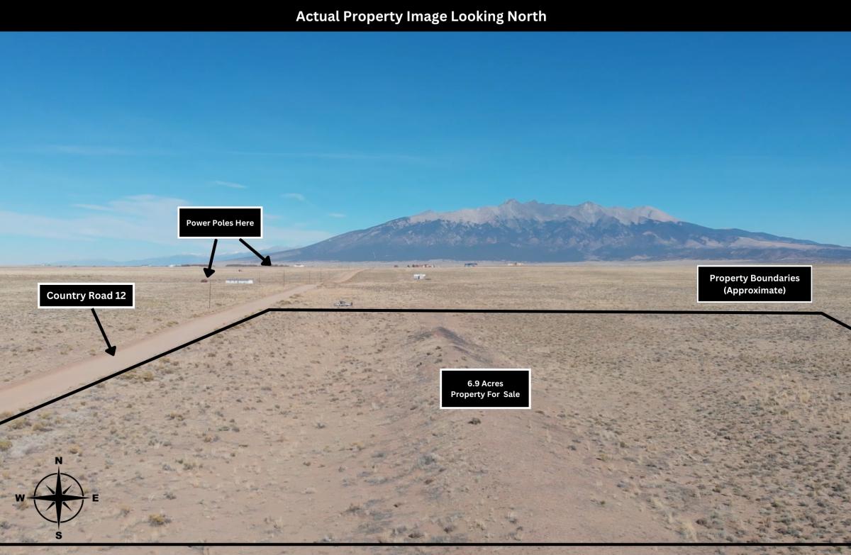 6.9 Acres for Sale in Blanca, Colorado