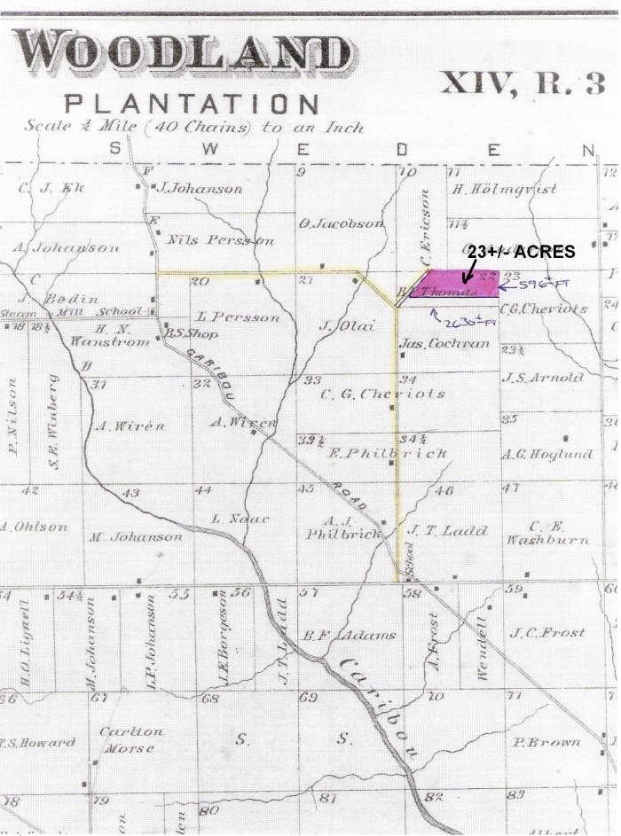 23 Acres for Sale in Woodland, Maine