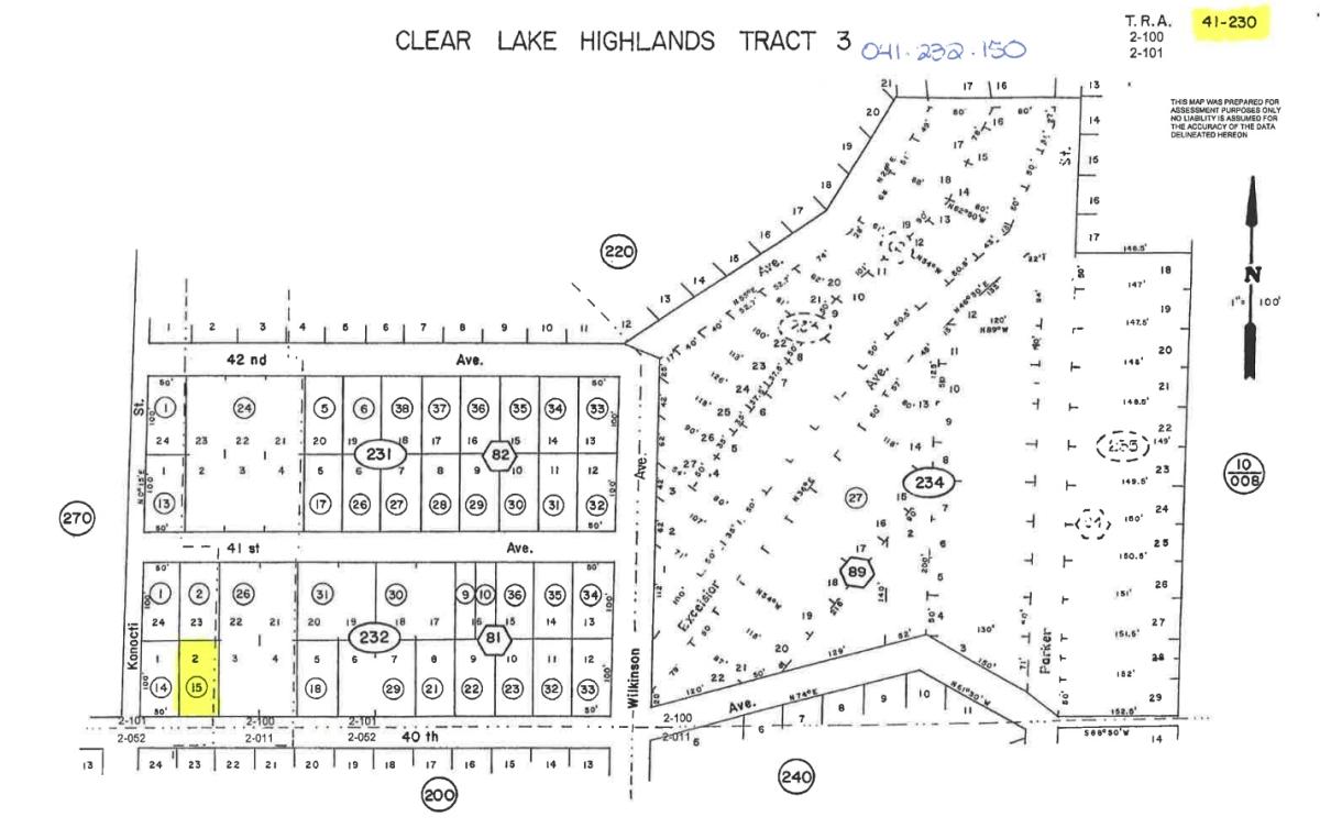 0.11 Acres for Sale in Clearlake, California