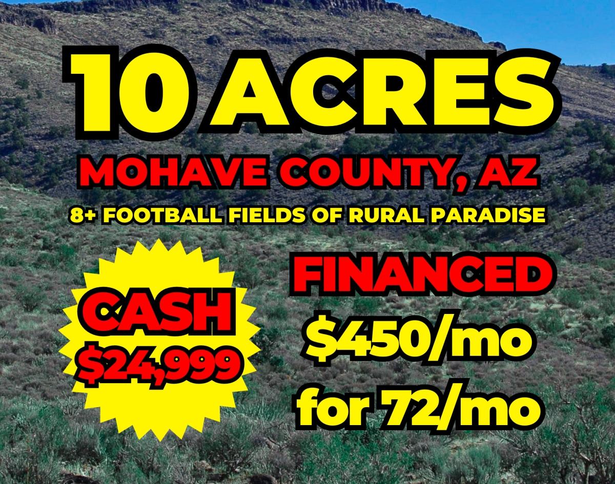 10 Acres for Sale in Meadview, Arizona
