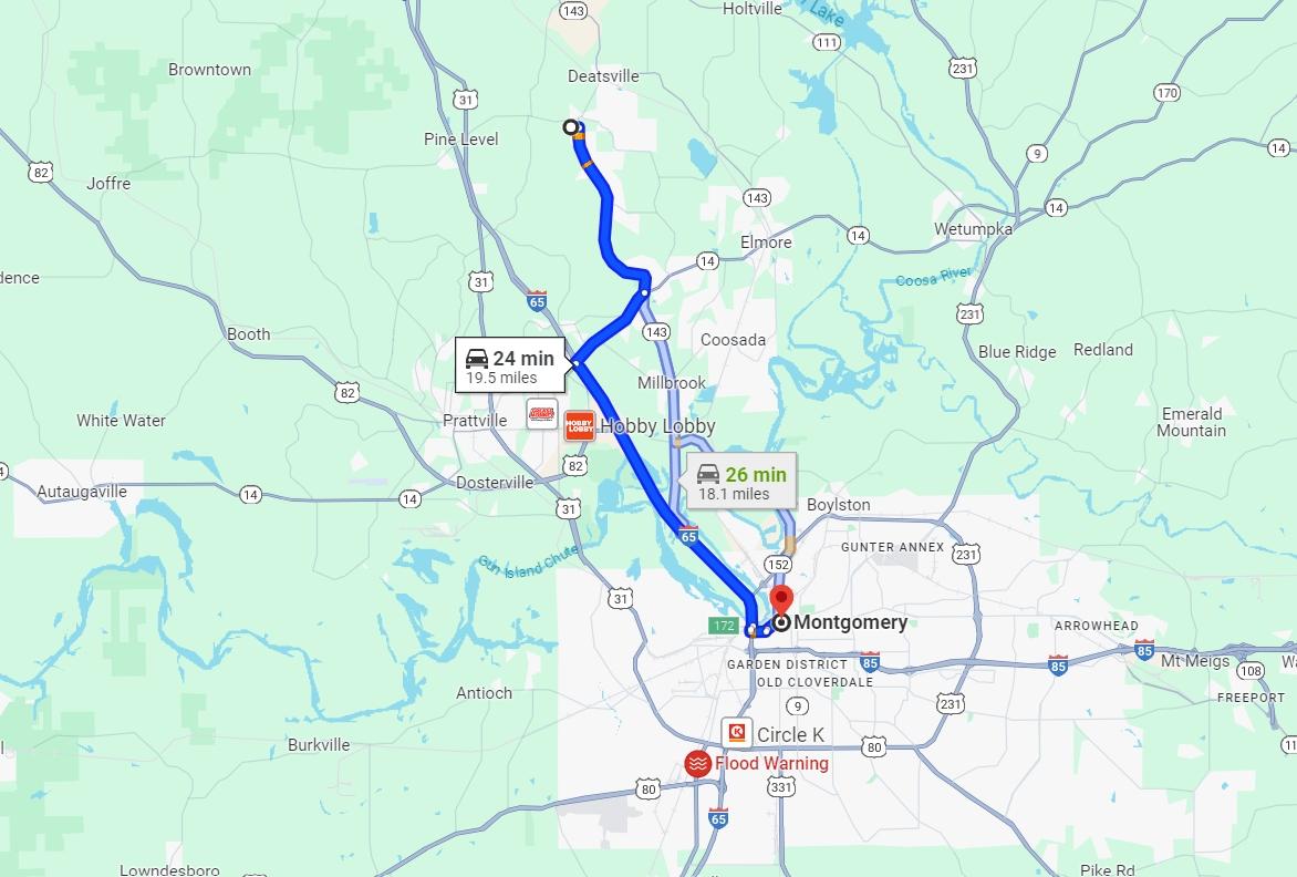 3.67 Acres for Sale in Deatsville, Alabama