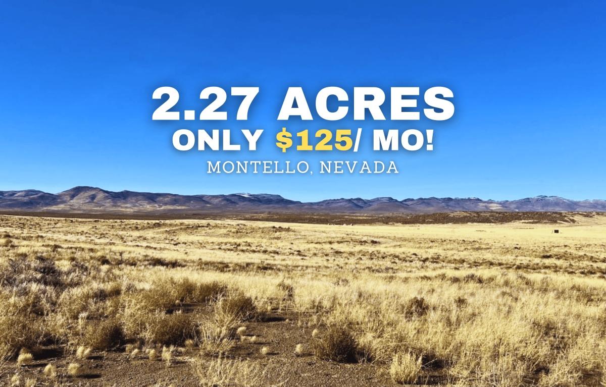 2.27 Acres for Sale in Montello, Nevada