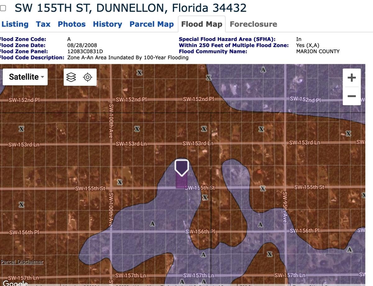 1.25 Acres for Sale in Dunnellon, Florida