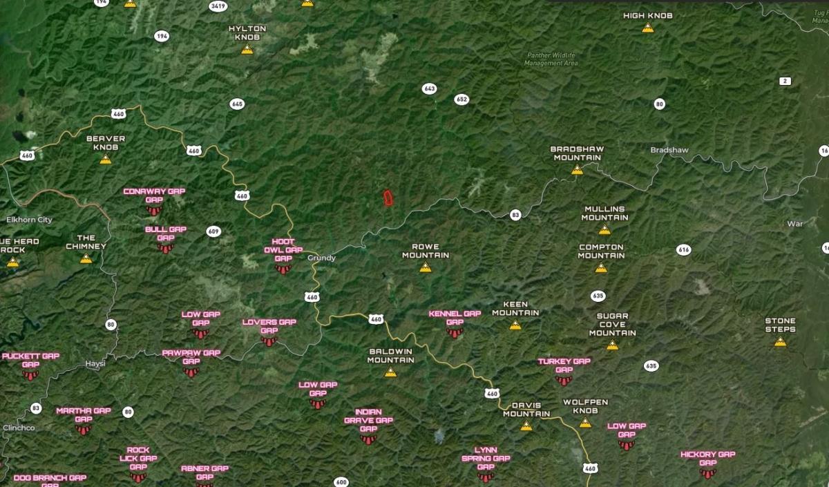 100.00 Acres for Sale in Grundy, Virginia