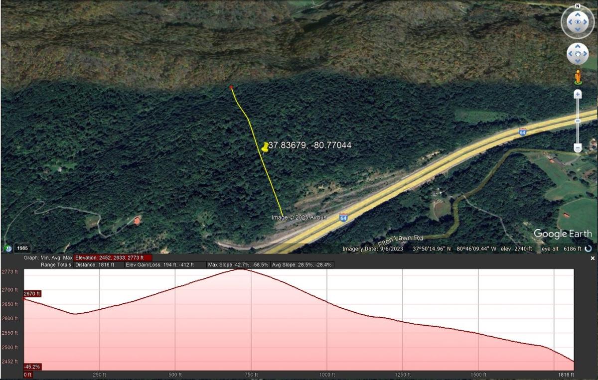 34.53 Acres for Sale in Meadow Bridge, West Virginia