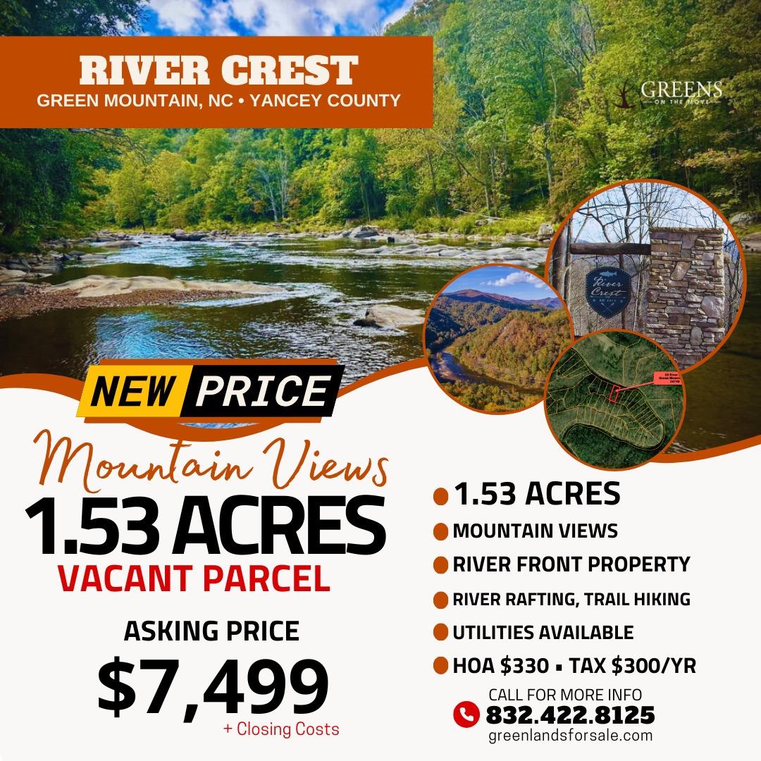 1.53 Acres for Sale in Green Mountain, North Carolina