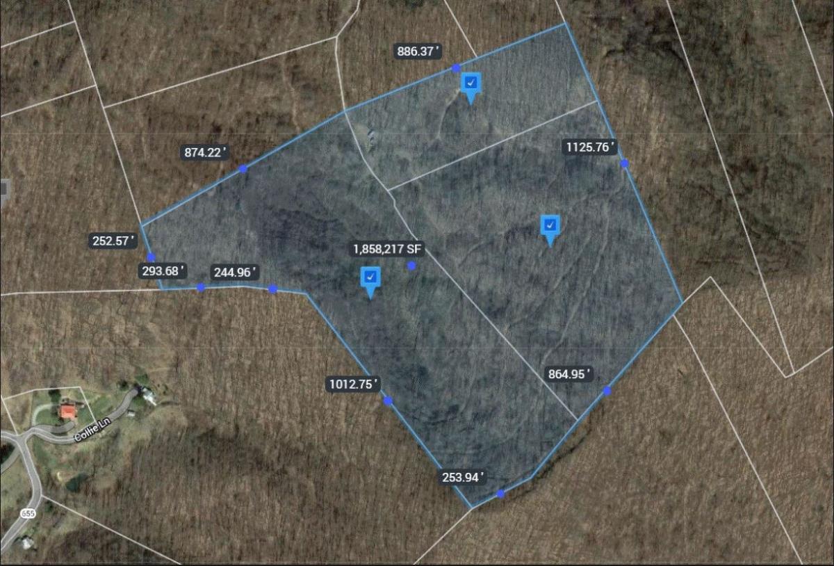 42.64 Acres for Sale in Bluefield, Virginia