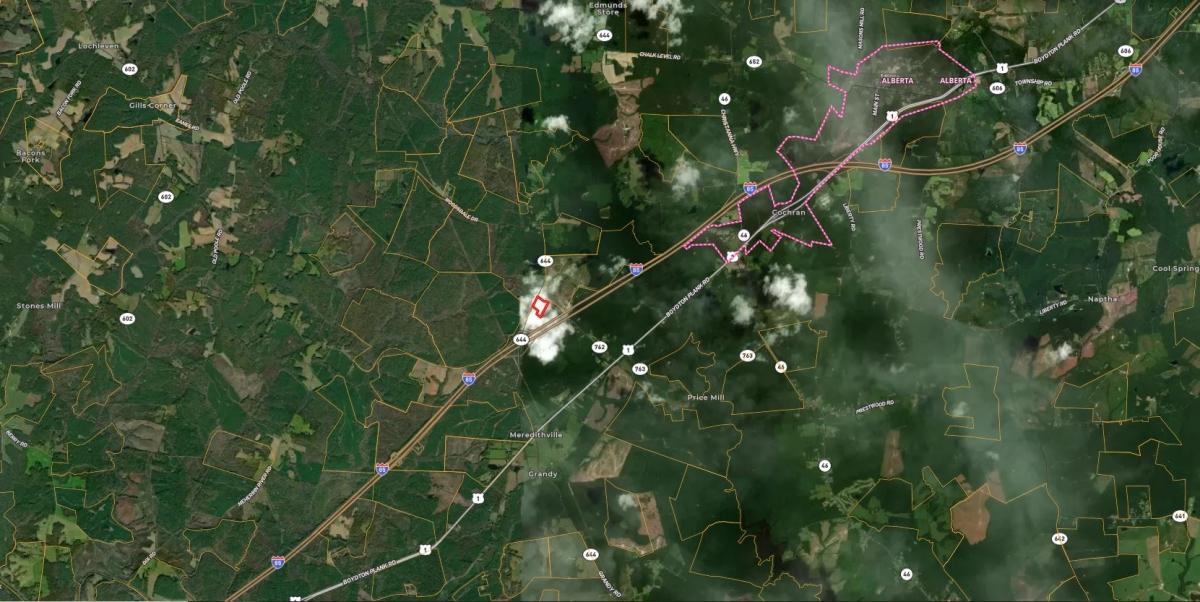 13.08 Acres for Sale in Alberta, Virginia